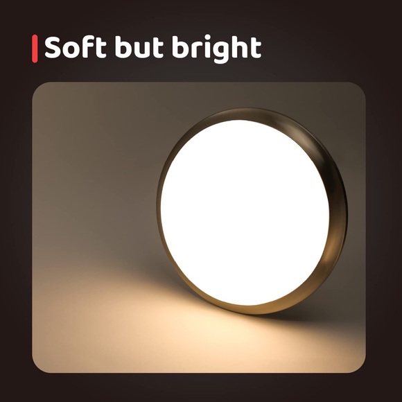 LED Ceiling Light Brushed Nickel Frosted Glass Shade Light Fixture for Bedroom - Picture 2 of 10